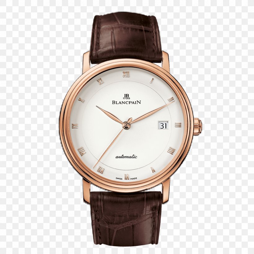 Villeret Blancpain Automatic Watch Strap, PNG, 850x850px, Villeret, Automatic Watch, Blancpain, Blancpain Fifty Fathoms, Brand Download Free