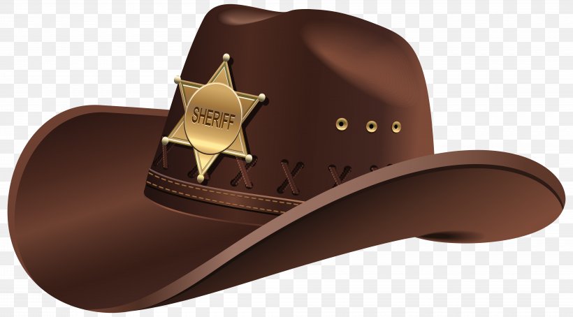 Sheriff Cowboy Hat Clip Art, PNG, 8000x4432px, Sheriff, Badge, Boot, Brown, Campaign Hat Download Free