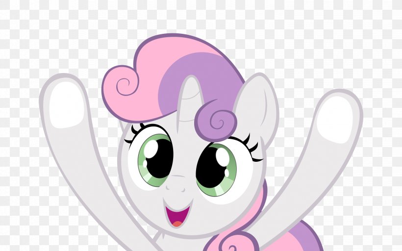 Sweetie Belle Pony Rarity Pinkie Pie Derpy Hooves, PNG, 2880x1800px, Watercolor, Cartoon, Flower, Frame, Heart Download Free