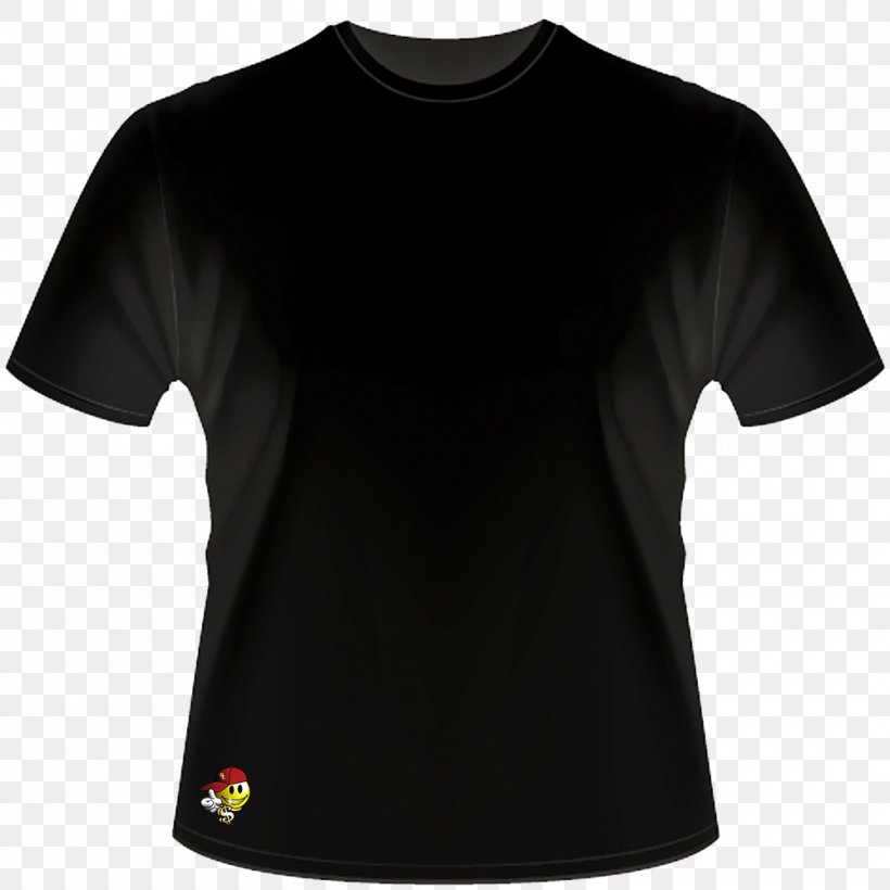 T-shirt Top Fashion Clothing Brand, PNG, 1000x1000px, Tshirt, Active Shirt, Black, Brand, Clothing Download Free