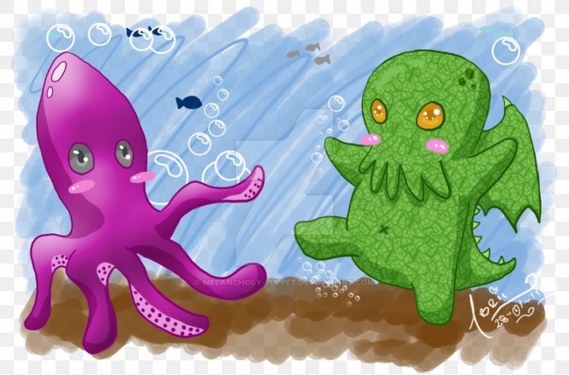 Octopus Kraken Cthulhu Scribblenauts Unlimited, PNG, 900x594px, Octopus, Art, Cartoon, Cephalopod, Cthulhu Download Free