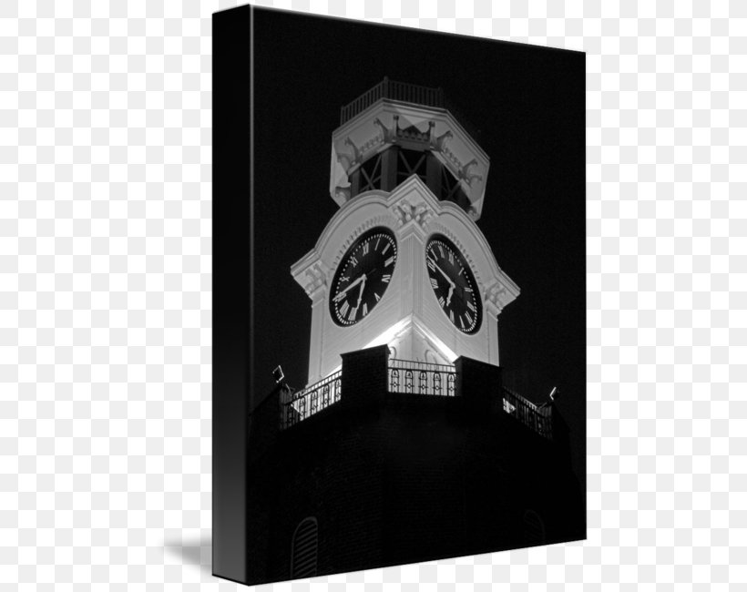 Rome Clock Tower Gallery Wrap Brand Canvas, PNG, 480x650px, Gallery Wrap, Art, Black And White, Brand, Canvas Download Free