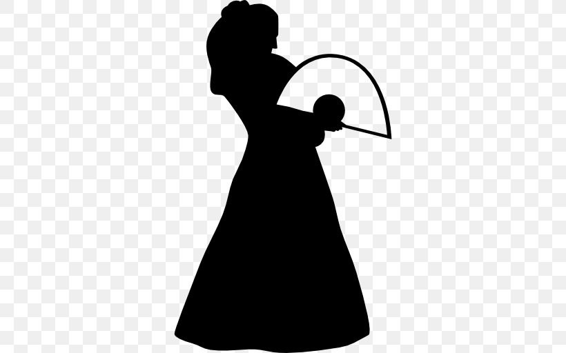 Silhouette Dance Photography Clip Art, PNG, 512x512px, Silhouette, Black And White, Dance, Dress, Joint Download Free