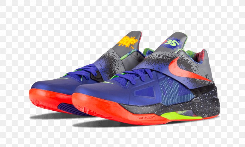 Sports Shoes Nike Zoom Kd 4 Nerf Shoes Concord // Bright Crimson 517408 400 Nike Zoom KD Line, PNG, 1000x600px, Sports Shoes, Athletic Shoe, Basketball, Basketball Shoe, Cross Training Shoe Download Free