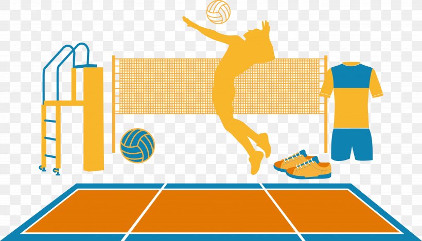 Volleyball Vecteur Euclidean Vector, PNG, 5376x3084px, Volleyball, Area, Association Football Referee, Ball Game, Brand Download Free