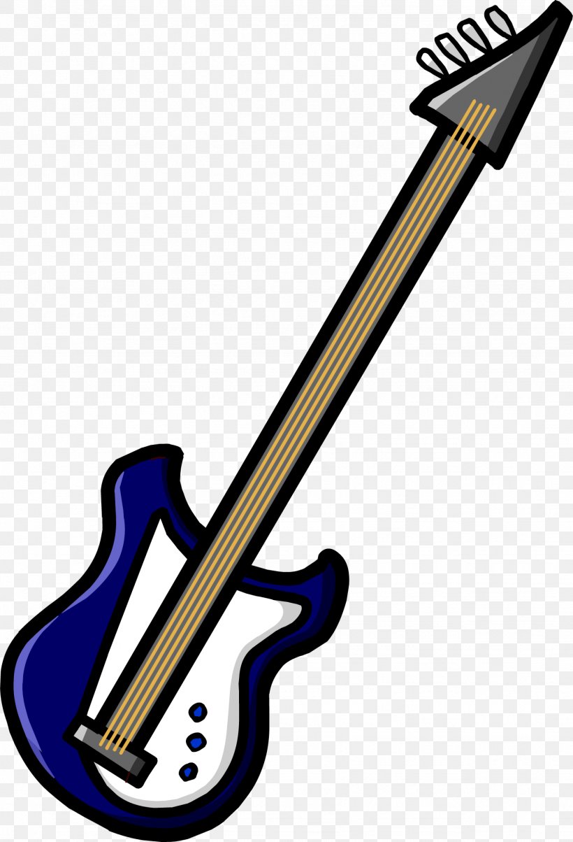 Club Penguin Bass Guitar Electric Guitar Clip Art, PNG, 1436x2109px, Watercolor, Cartoon, Flower, Frame, Heart Download Free