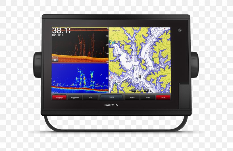 GPS Navigation Systems Garmin Ltd. Chartplotter Garmin GPSMAP Touchscreen, PNG, 1024x663px, Gps Navigation Systems, Chartplotter, Chirp, Display Device, Echo Sounding Download Free