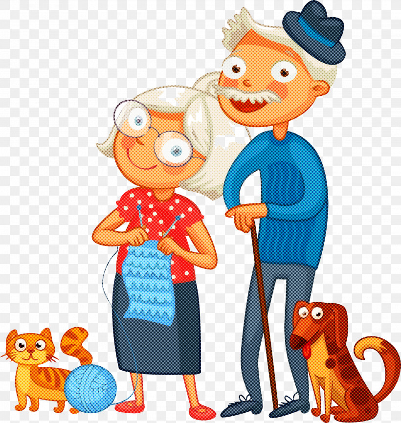 National Grandparents Day Grandmother Grandfather, PNG, 2841x3000px, National Grandparents Day, Cartoon, Grandfather, Grandmother, Sharing Download Free