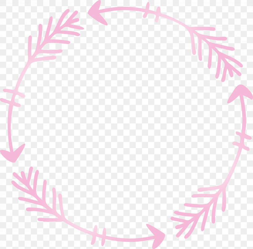 Pink Circle Magenta, PNG, 3000x2956px, Boho Arrow Frame, Boho Arrow, Circle, Magenta, Paint Download Free