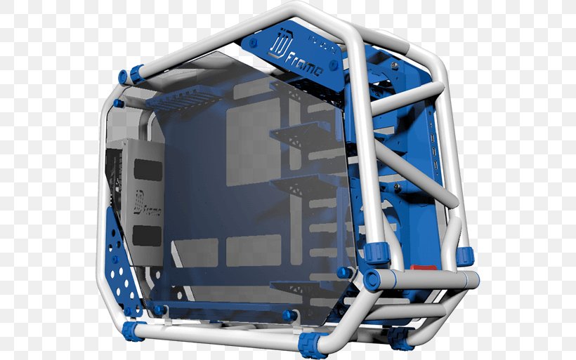 Computer Cases & Housings Picture Frames In Win Development Power Supply Unit Blue, PNG, 548x513px, Computer Cases Housings, Atx, Automotive Exterior, Basket, Blue Download Free