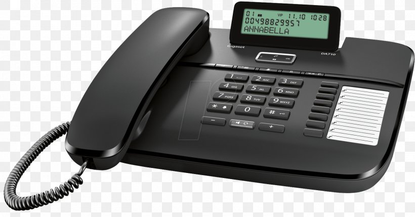 Gigaset DA710 Telephone Home & Business Phones Gigaset DA610 Analog Signal, PNG, 1560x818px, Gigaset Da710, Analog Signal, Answering Machines, Audioline Bigtel 48, Communication Download Free