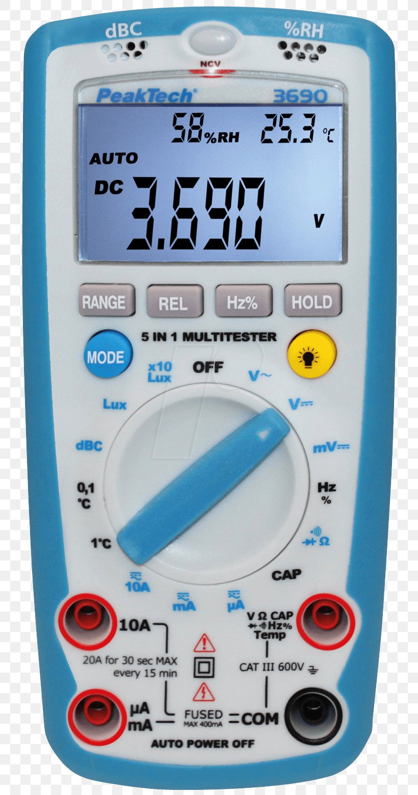 Digital Multimeter Measuring Instrument True RMS Converter Measurement, PNG, 761x1560px, Multimeter, Current Clamp, Digital Data, Digital Multimeter, Direct Current Download Free