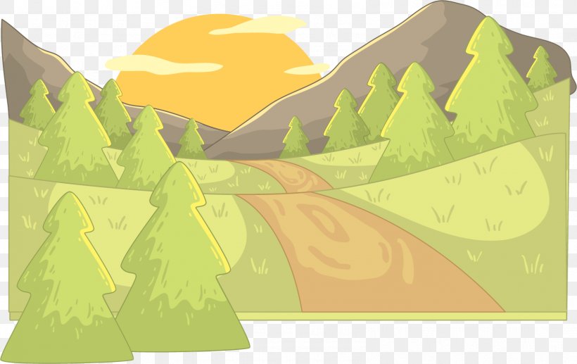 Euclidean Vector Landscape Illustration, PNG, 1598x1008px, Landscape, Black And White, Drawing, Grass, Green Download Free