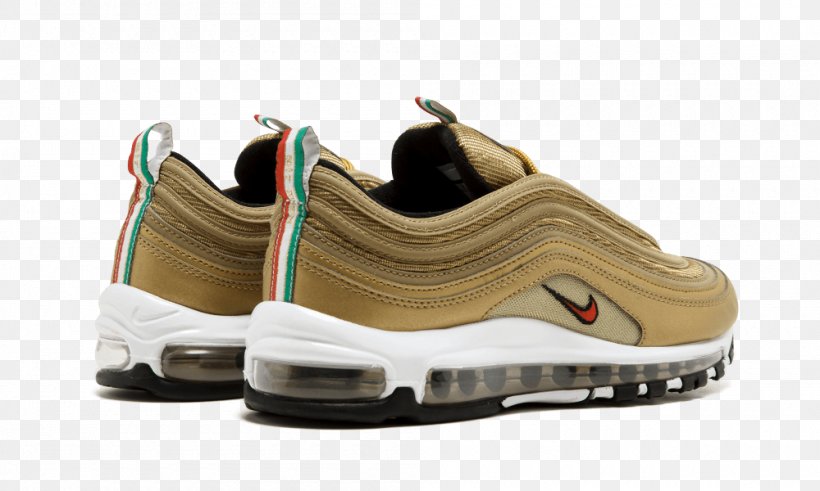 Nike Air Max 97 Air Force 1 Sneakers Shoe, PNG, 1000x600px, Nike Air Max 97, Air Force 1, Air Jordan, Beige, Brand Download Free
