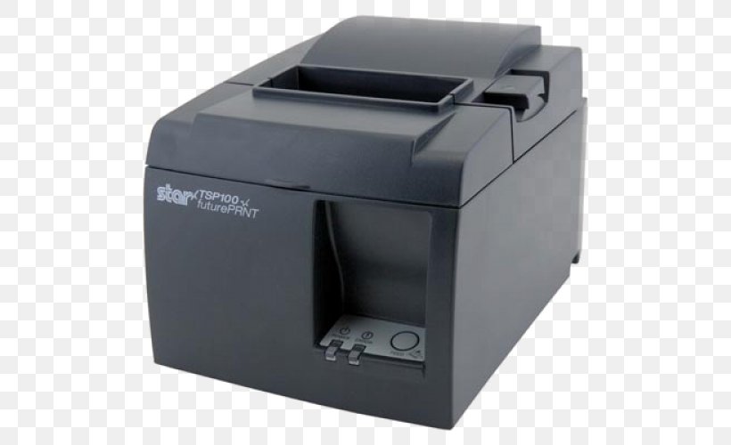 Point Of Sale Printer Thermal Paper Star Micronics, PNG, 500x500px, Point Of Sale, Computer Hardware, Dot Matrix Printing, Electronic Device, Inkjet Printing Download Free