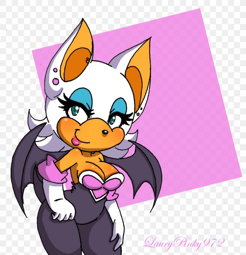 Rouge The Bat DeviantArt, PNG, 1093x1131px, Watercolor, Cartoon, Flower, Frame, Heart Download Free