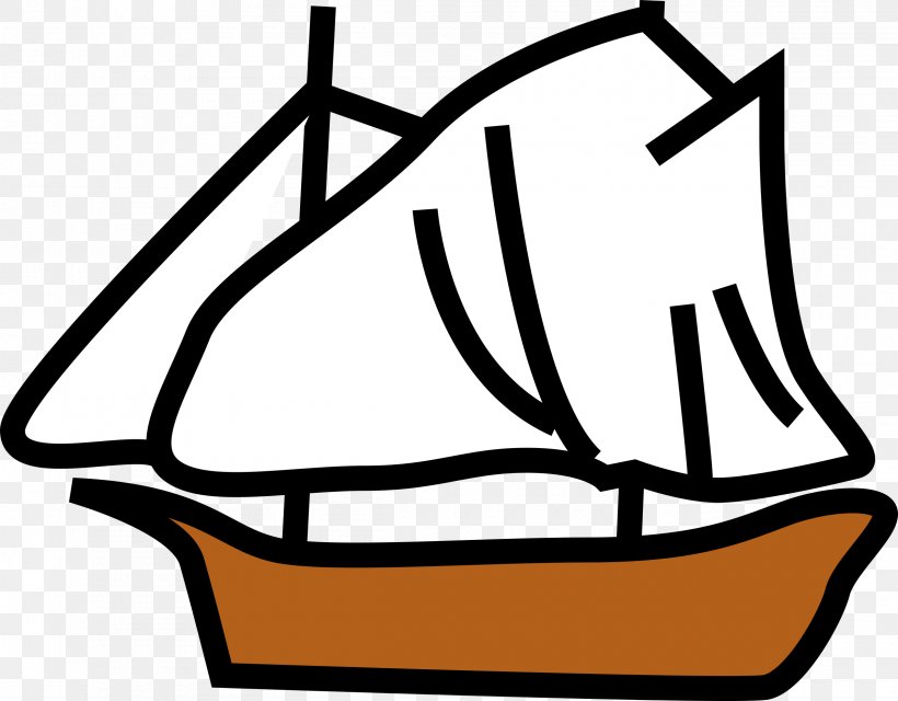 Sailing Ship Boat Clip Art, PNG, 2400x1876px, Sail, Artwork, Black And White, Boat, Caravel Download Free