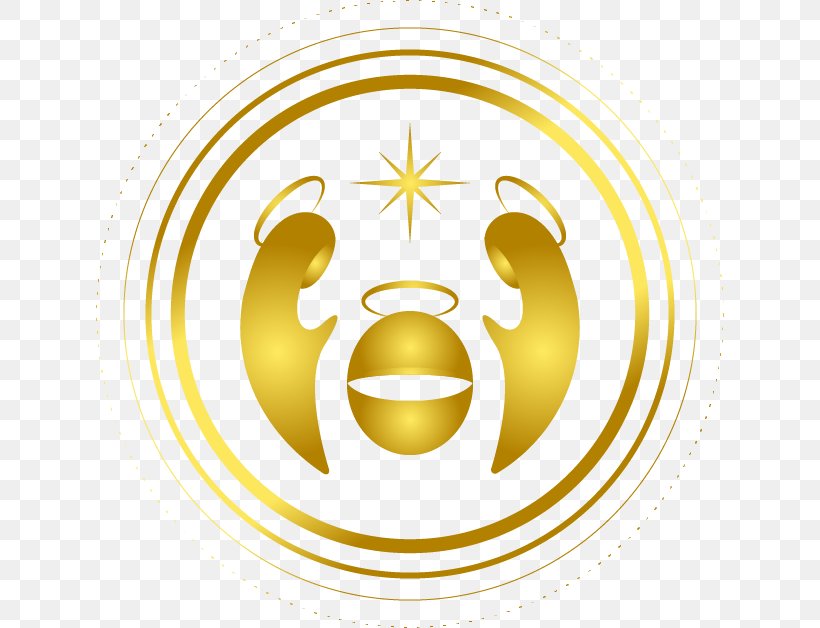 Christmas Euclidean Vector Nativity Of Jesus, PNG, 628x628px, Golden Circle, Christmas, Clip Art, Disk, Emoticon Download Free