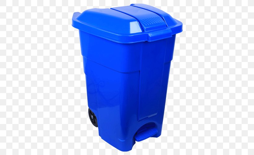 Rubbish Bins & Waste Paper Baskets Plastic Recycling Bin Lid Cobalt Blue, PNG, 500x500px, Rubbish Bins Waste Paper Baskets, Blue, Cobalt, Cobalt Blue, Container Download Free