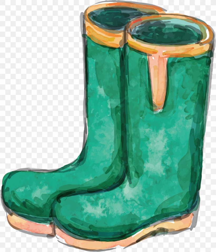 Watercolor Painting Garden Tool, PNG, 1505x1755px, Watercolor Painting, Boot, Drawing, Footwear, Garden Download Free