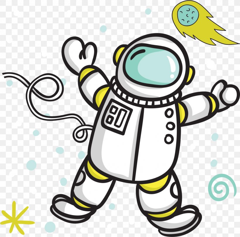 Clip Art Cartoon Image Astronaut, PNG, 1268x1256px, Cartoon, Astronaut, Comics, Line Art, Outer Space Download Free