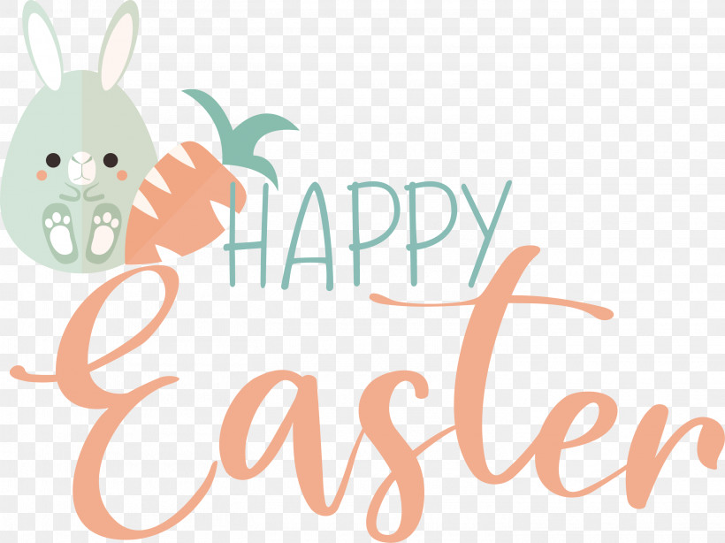 Easter Bunny, PNG, 2925x2193px, Rabbit, Cartoon, Easter Bunny, Line, Logo Download Free