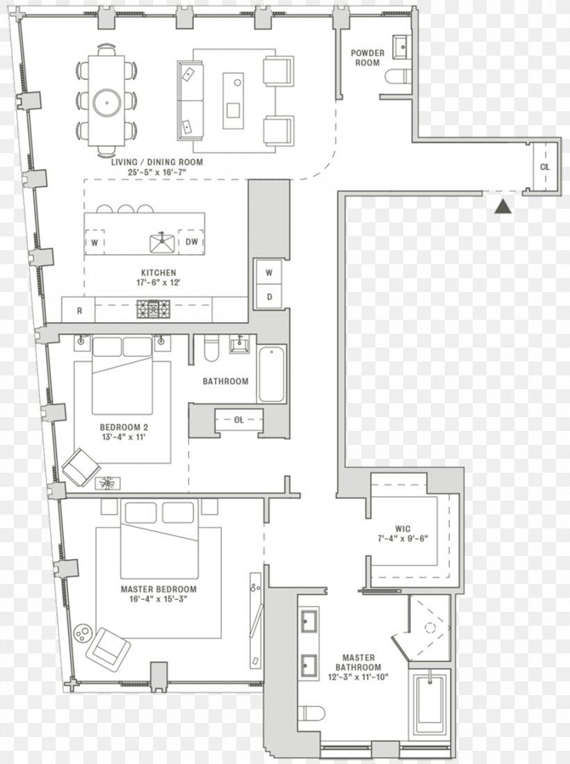 Floor Plan 432 Park Avenue Metropolitan Tower Architecture