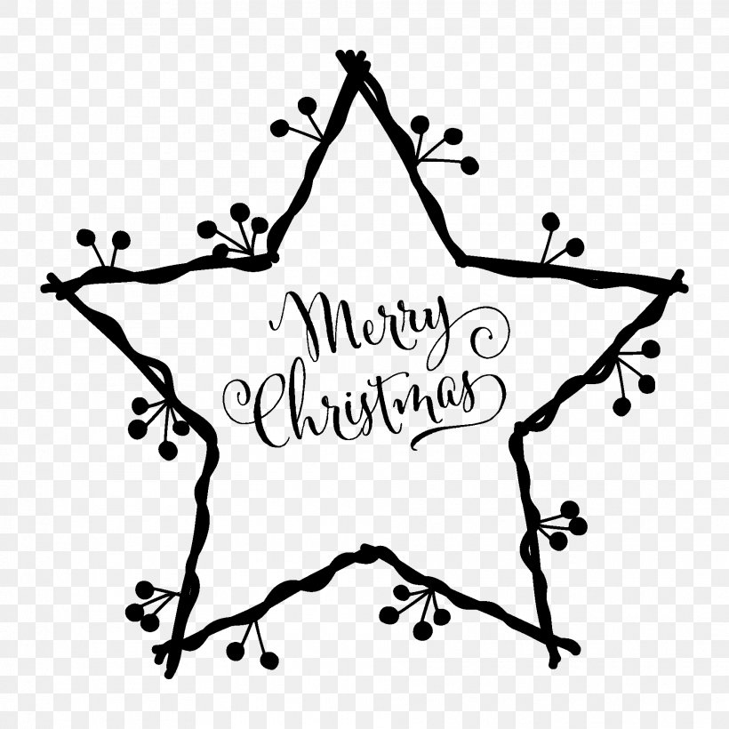 White Christmas Star Of Bethlehem Christmas Card Clip Art, PNG, 1875x1875px, Christmas, Area, Art, Artwork, Black Download Free