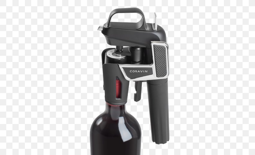 Bottle Wine Coravin 802003 Screw Caps Black Coravin Model Two Elite, PNG, 500x500px, Bottle, Bottle Cap, Bottle Openers, Cork, Hardware Download Free