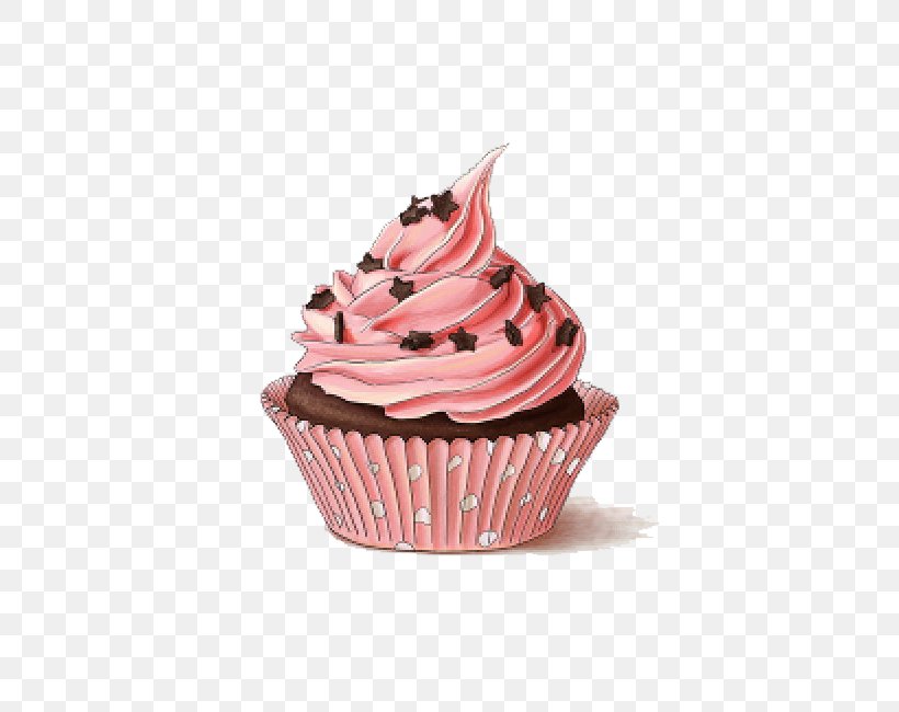 Cupcake Food Buttercream Icing Pink, PNG, 570x650px, Cupcake, Baking Cup, Buttercream, Cake, Cream Download Free