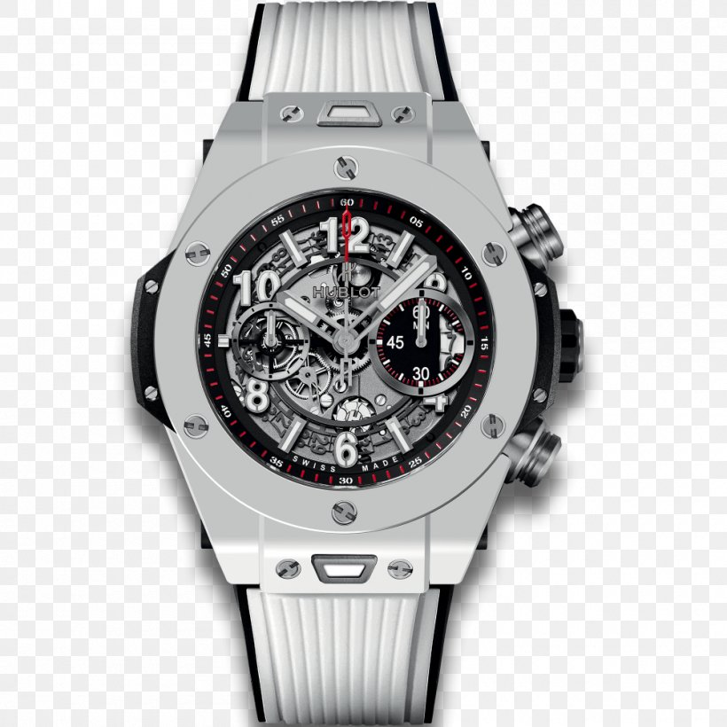 Hublot Automatic Watch Flyback Chronograph Luneta, PNG, 1000x1000px, Hublot, Automatic Watch, Brand, Chronograph, Colored Gold Download Free