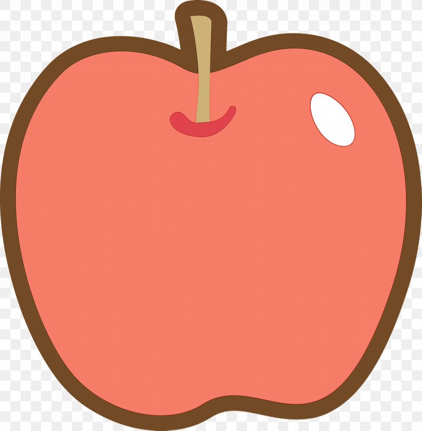 Cartoon Meter Heart Fruit, PNG, 2934x3000px, Apple, Cartoon, Cartoon Apple, Fruit, Heart Download Free