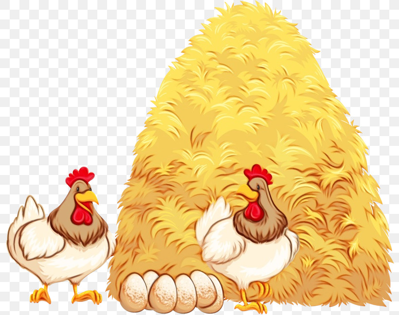 Chicken Poultry Livestock Beak Cartoon, PNG, 800x648px, Watercolor, Beak, Cartoon, Chicken, Landfowl Download Free