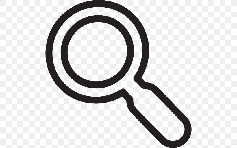 Magnifying Glass Clip Art, PNG, 512x512px, Magnifying Glass, Black And White, Symbol, Zoom Lens, Zooming User Interface Download Free