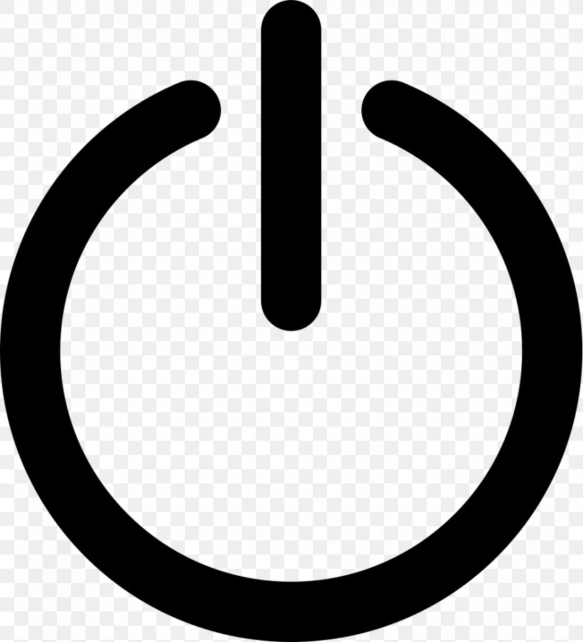 Power Symbol Clip Art, PNG, 889x980px, Power Symbol, Black And White, Button, Horseshoe Magnet, Logo Download Free