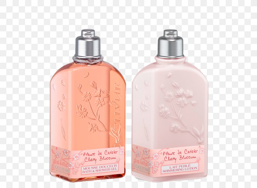 Lotion L'Occitane En Provence Shower Gel Soap, PNG, 600x600px, Lotion, Bathroom, Body Wash, Cerasus, Cherry Blossom Download Free