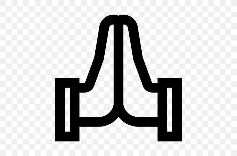 Praying Hands Prayer Temple Icon, PNG, 540x540px, Praying Hands, Area, Black And White, Brand, Computer Font Download Free