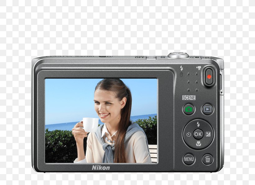 Nikon COOLPIX S3700 Camera Lens Mirrorless Interchangeable-lens Camera Point-and-shoot Camera, PNG, 700x595px, 8x Optical Zoom, Nikon Coolpix S3700, Camera, Camera Lens, Cameras Optics Download Free