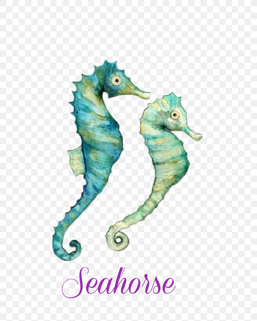 Seahorse Watercolor Painting Art, PNG, 768x1024px, Seahorse, Animal, Art, Drawing, Fish Download Free