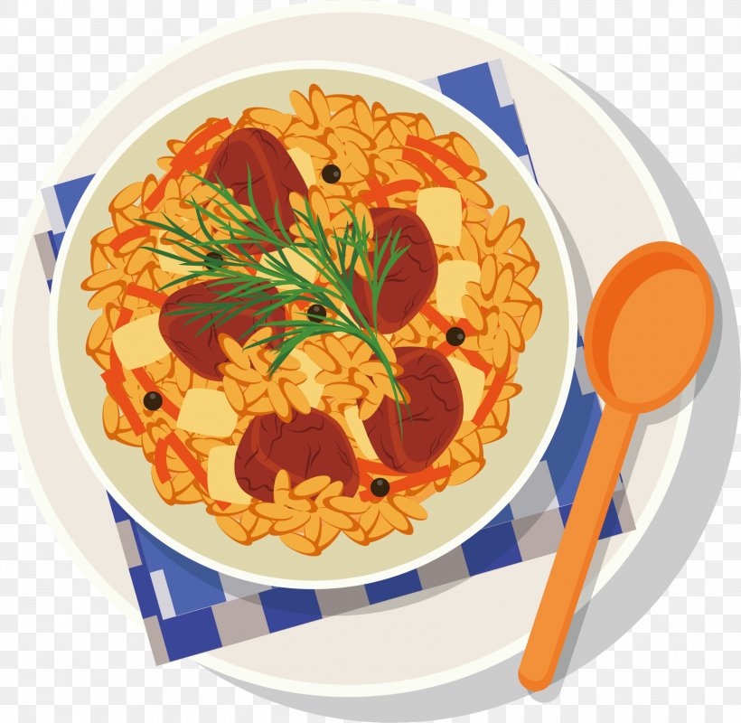 Cartoon Egg Fried Rice Vector, PNG, 1685x1644px, Fried Rice, Cuisine, Dish, Egg, European Food Download Free