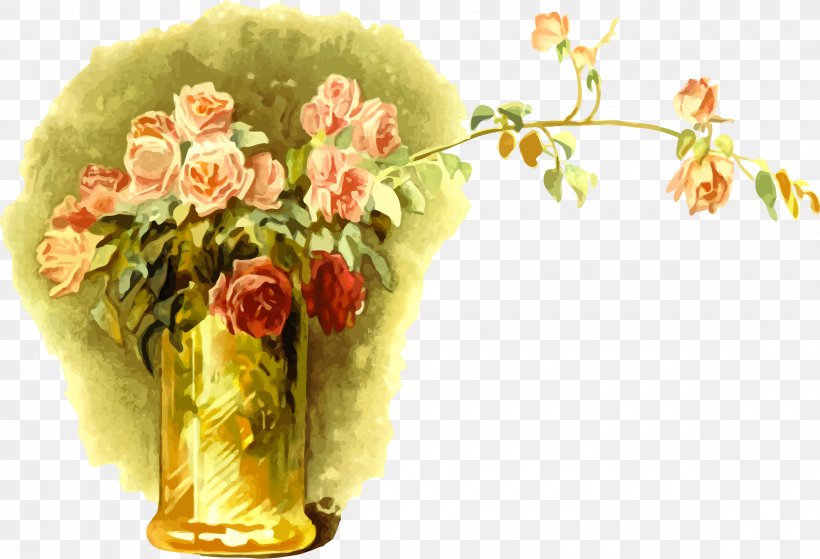 Vase Floral Design Poster Clip Art, PNG, 2400x1637px, Vase, Artificial Flower, Cut Flowers, Flora, Floral Design Download Free