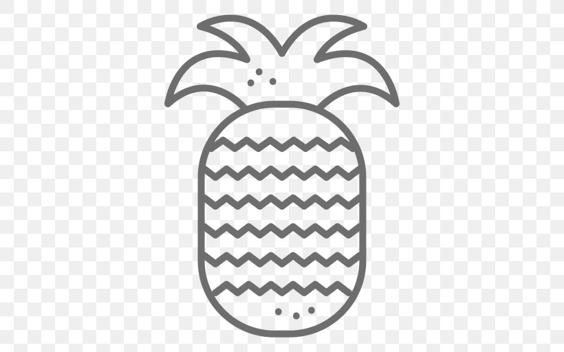 Fruit Pineapple Clip Art, PNG, 512x512px, Fruit, Area, Black, Black And White, Drawing Download Free