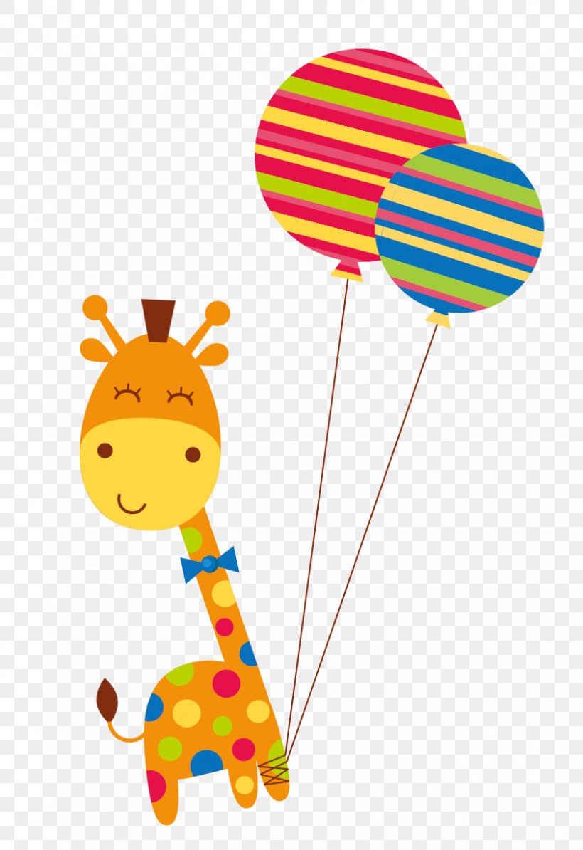 Giraffe Cartoon, PNG, 842x1227px, Giraffe, Art, Baby Toys, Balloon, Cartoon Download Free