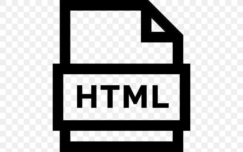 HTML Filename Extension, PNG, 512x512px, Html, Area, Black, Black And White, Blink Element Download Free