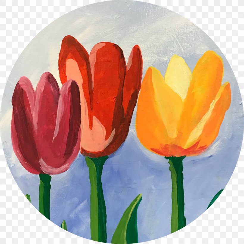 Tulip Acrylic Paint Painting Petal, PNG, 1200x1200px, Tulip, Acrylic Paint, Acrylic Resin, Flower, Flowering Plant Download Free