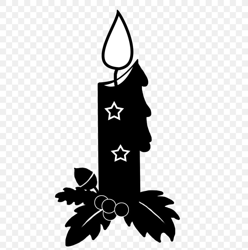 Clip Art Silhouette Image Christmas Candle, PNG, 504x827px, Silhouette, Black, Candle, Cartoon, Christmas Candle Download Free