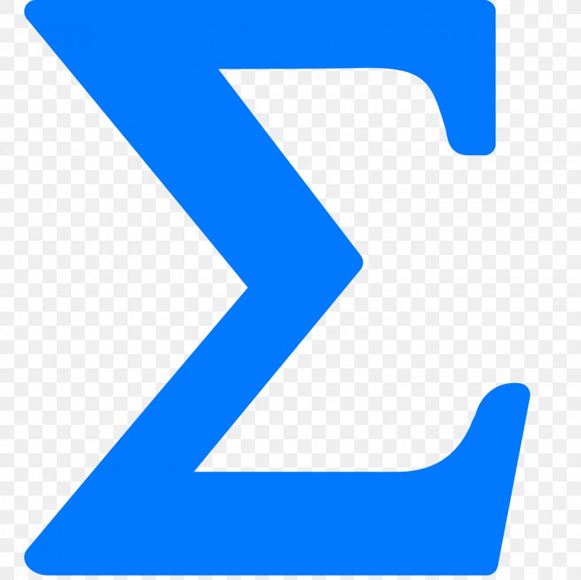 Sigma Summation Number Mathematics, PNG, 1600x1600px, Sigma, Addition, Area, Blue, Brand Download Free