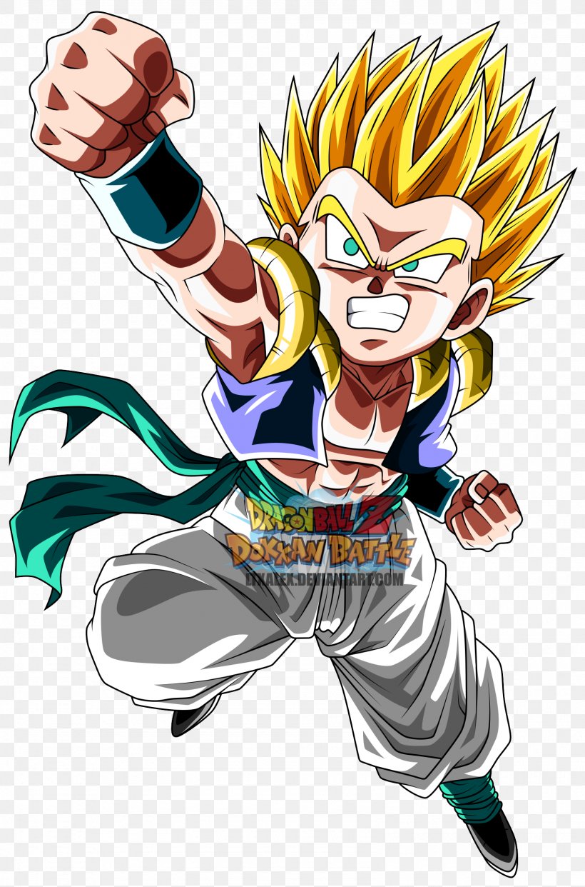 Gotenks Trunks Goku Dragon Ball Z Dokkan Battle Gohan, PNG, 1590x2410px, Watercolor, Cartoon, Flower, Frame, Heart Download Free