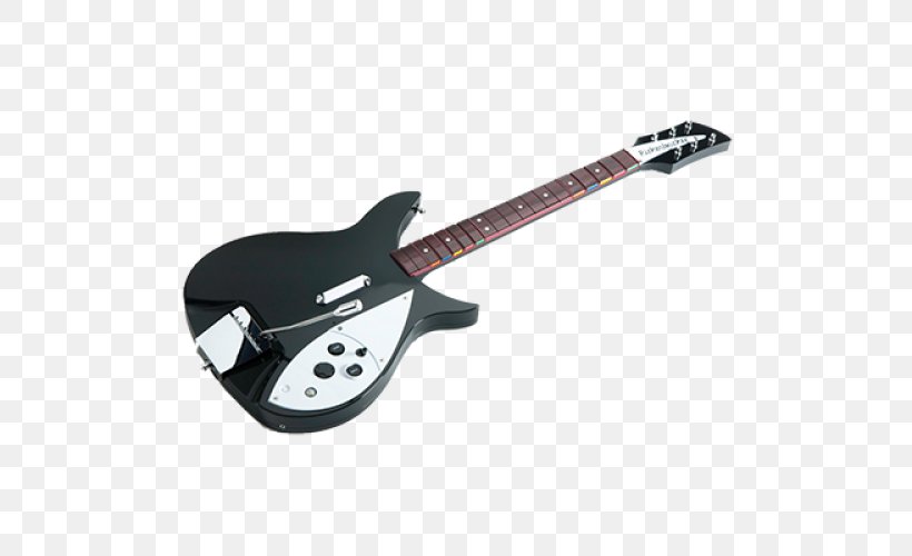 Bass Guitar The Beatles: Rock Band Electric Guitar Guitar Controller, PNG, 500x500px, Watercolor, Cartoon, Flower, Frame, Heart Download Free