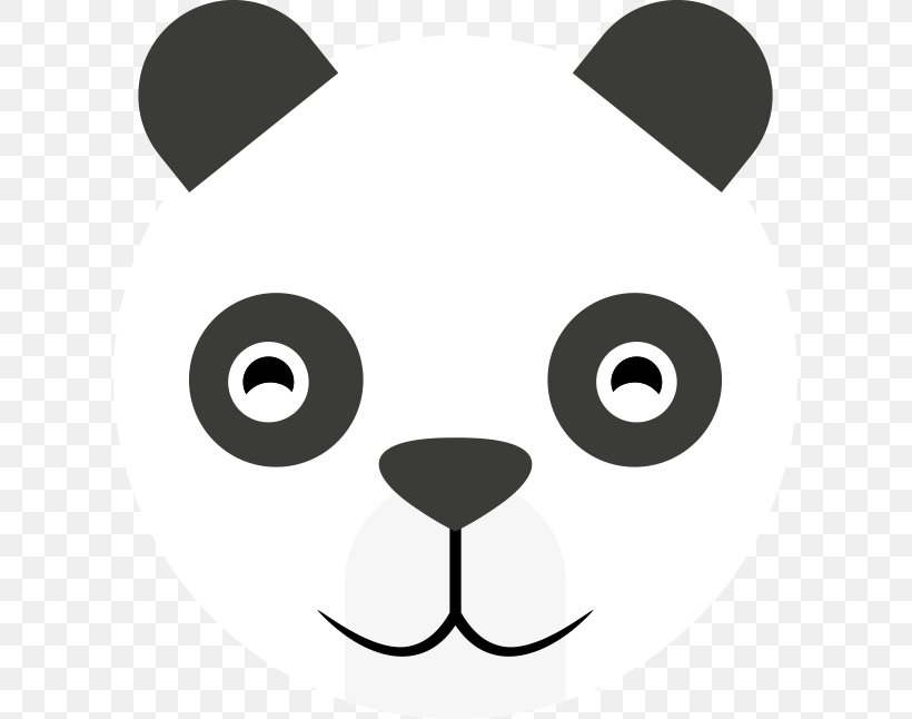 Giant Panda Google Bear Black And White Clip Art, PNG, 615x646px, Giant Panda, Artwork, Avatar, Bear, Black Download Free